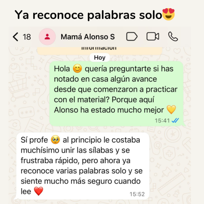 Ya reconoce palabras solo😍 (5)
